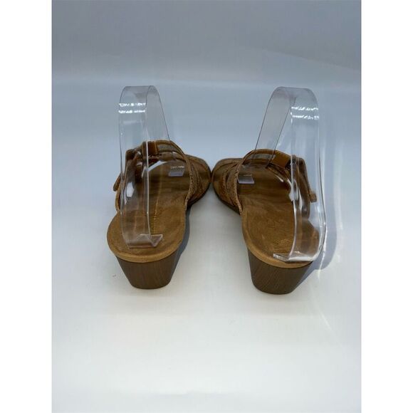 Vionic Women's Strappy Wedge Sandals Tan Size 8 Casual Summer - Picture 3 of 9